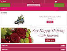 Tablet Screenshot of anniesgardengate.com